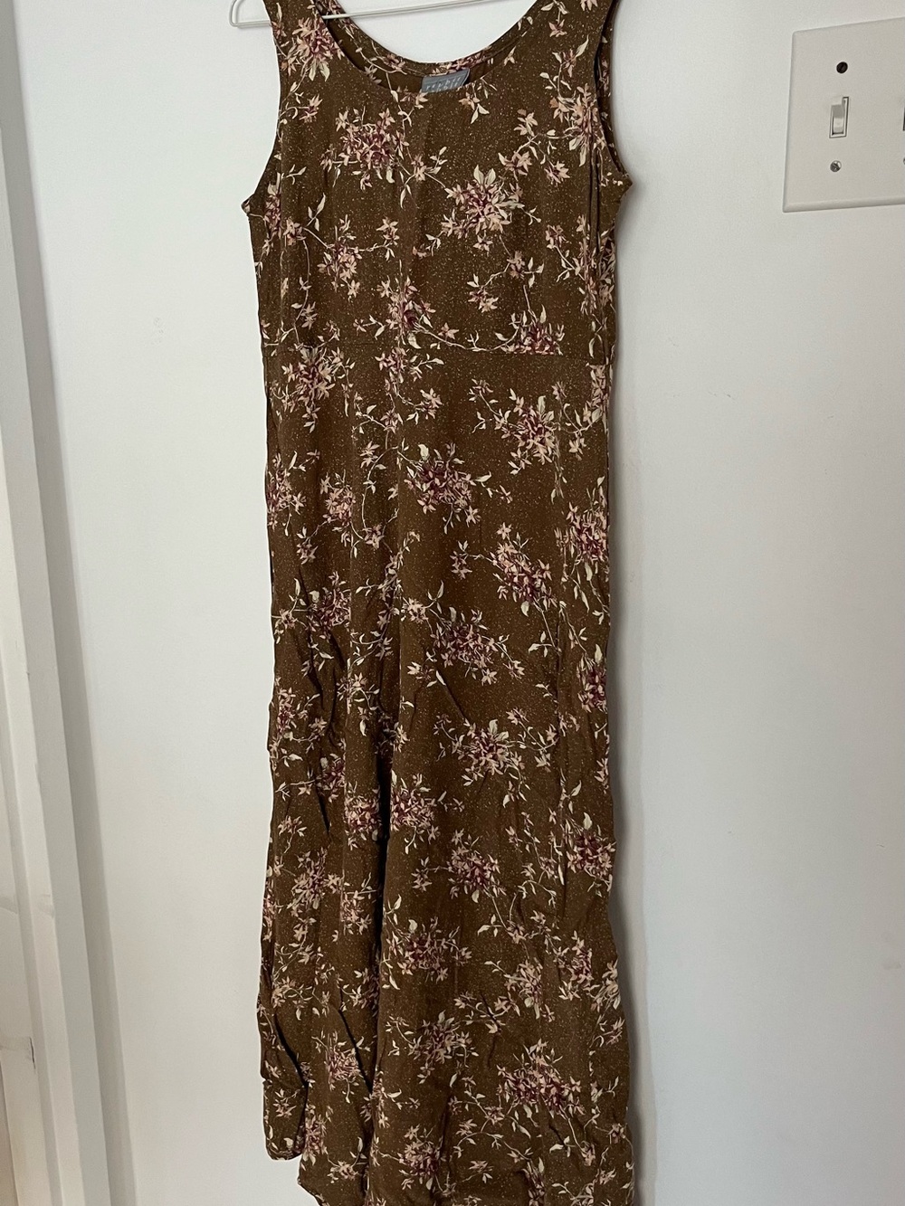Rabbit Rabbit Rabbit Designs Brown Floral Midi/Maxi Dress